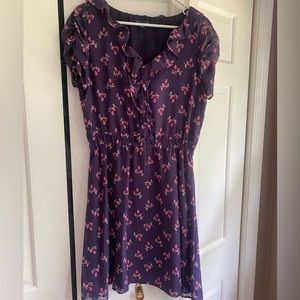 Gap dress. Size medium. Purple and pink.